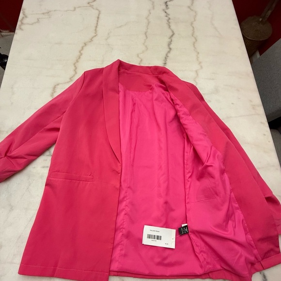 Evie Brooks Hot Pink Blazer - Picture 2 of 7